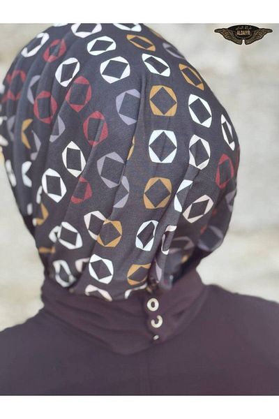 ALDIRA Snap Hijab Bonnet Pattern