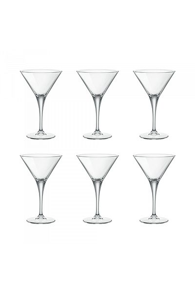 Bormioli Rocco Set of 6 BORMIOLI ROCCO YPSILON cocktail glasses, 245ml