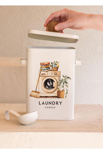 RİVO HOME DECOR Storage Deterjan Saklama Kabı 13x20x28 cm