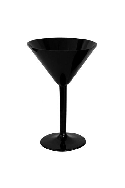 Raki BLACK polycarbonate glass for black martini 200ml 110xh170mm