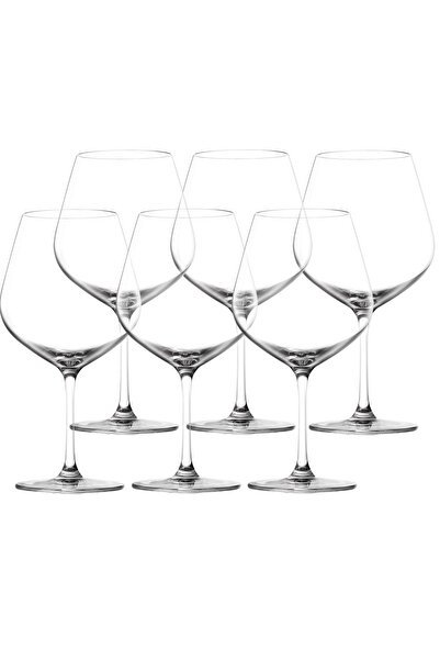 LUCARIS Set 6 pahare cu picior pentru vin rosu TOKYO 740ml BURGUNDY