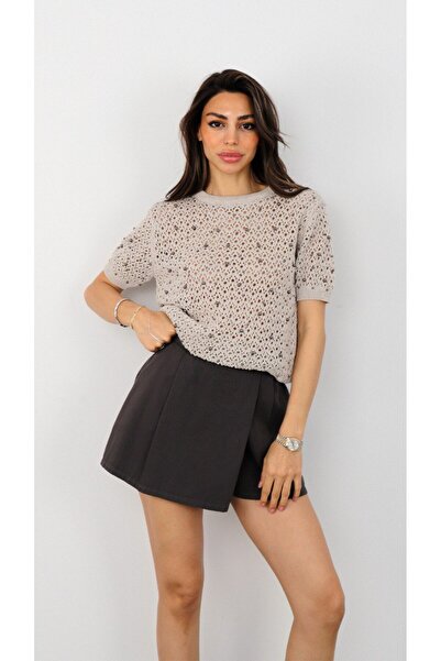 B1butik İnci detay triko