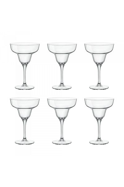Bormioli Rocco Set of 6 margarita glasses, BORMIOLI ROCCO YPSILON, 330ml