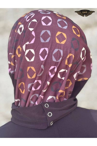 ALDIRA Snap Hijab Bonnet Pattern
