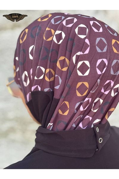 ALDIRA Snap Hijab Bonnet Pattern