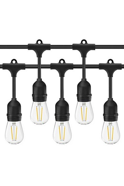 Spin Ghirlanda luminoasa cu pendule, interconectabil, E27, IP65, 10m, fara becuri