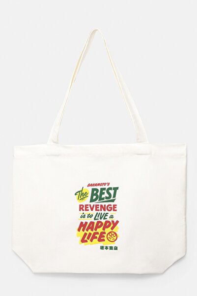 Pull & Bear SAKAMOTO DAYS Tote çanta