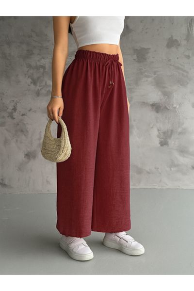 VOICTEC Relaxed Fit Tiril Tiril Standard Size 38-48 Size Range Casual Loose Fit Ayrobin Pants with Elastic Waist