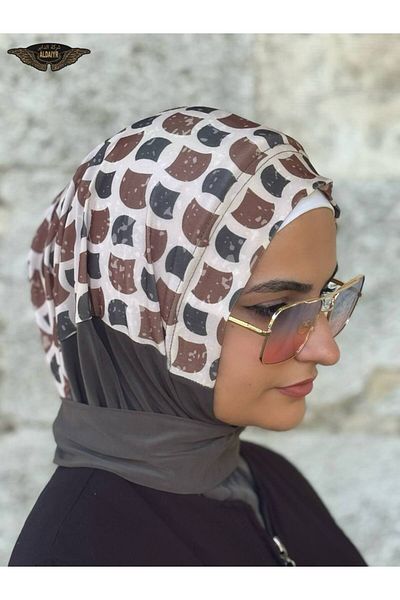 ALDIRA Snap Hijab Bonnet Pattern