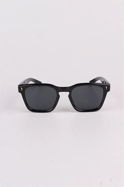 MACERATİ Swank Unisex Black Sunglasses