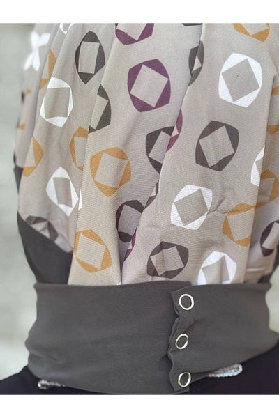 ALDIRA Snap Hijab Bonnet Pattern