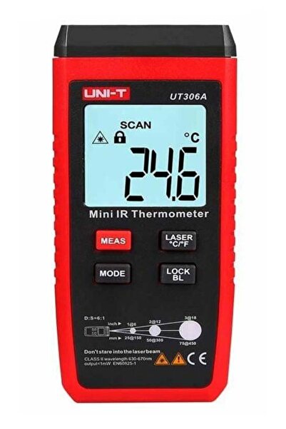 Genel Markalar Uni-t UT306A Mini Kızıl Ötesi Sıcaklık Ölçer