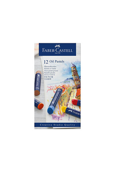 Faber Castell 127012 ألوان باستيل زيتية من Creative Studio، 12 لونًا