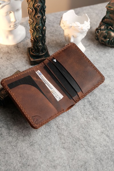 TROYACRAFT Handmade Leather Wallet - Hector