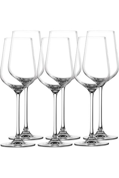 LUCARIS Set 6 pahare cu picior pentru vin alb HONGKONG 425ml CHARDONNAY