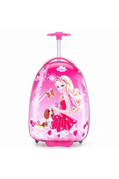 ZAAPPY Cute Anime Printed Kids Lightweight 17 Inch[ 5-7kg] Luggage with Smooth Easy Drag Wheels