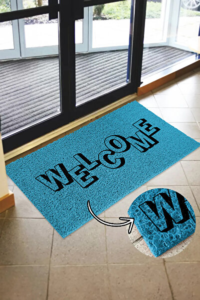 Paspas Yap Welcome Mat - Curly Mat - Indoor and Outdoor Mat - Door Mat