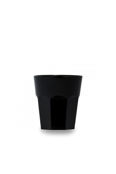 Raki BLACK polycarbonate glass 250ml 84xh90mm