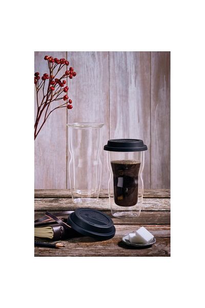 Luigi Bormioli Pahar termic cu pereti dubli LUIGI BORMIOLI DRINK & DESIGN, 340ml, D9,2xH15cm