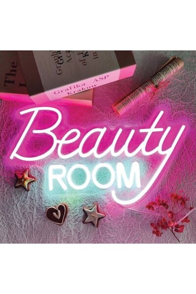 CXN Lampa LED Neon 'Beauty Room' 42.5x25cm - Ideal pentru Saloane si Camere