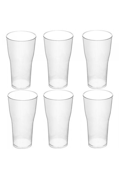 Raki Set 6 pahare bere policarbonat TULIP 568ml 88xh160ml