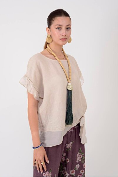 Park Moda 7133 ΛΕΝΤΕ ΜΠΛΟΥΖΑ ΠΙΣΩ ΧΑΜΗΛΟ