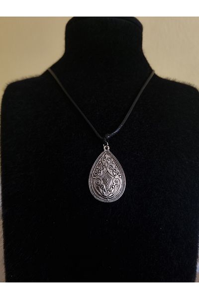 glactuca craft Vintage Drop Antique Locket Rope Necklace Y2K