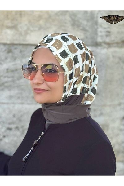 ALDIRA Snap Hijab Bonnet Pattern