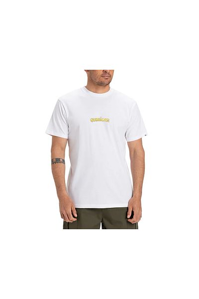 Quiksilver Μπλουζάκι με τυπικό καλούπι Μαλακή υφή Πολύχρωμο μπλουζάκι με στρογγυλή λαιμόκοψη