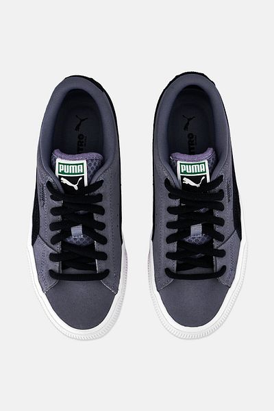 Puma Kids Boy Suede Skate Nitro Lace Up skating Shoes, Grey
