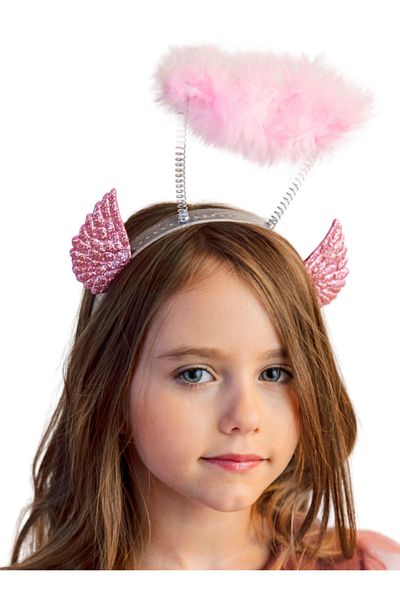 fustite cu luminite Crown with Angel aura, celebration - Universal