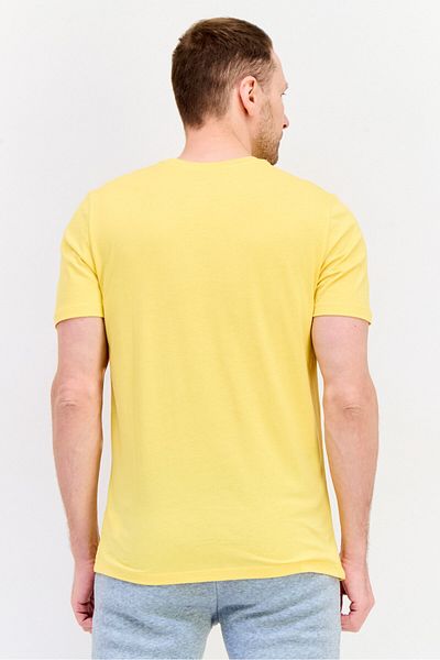Hurley Men Sportswear Fit Short Sleeve Outdoor T Shirt, Yellow