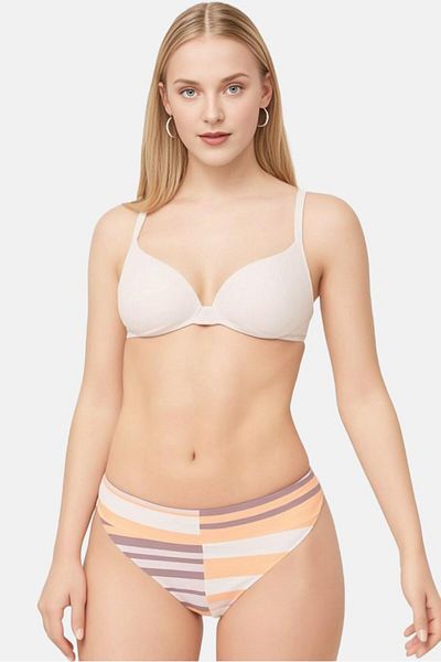 aerie Women Colorblock Bikini Bottom, Multicolor