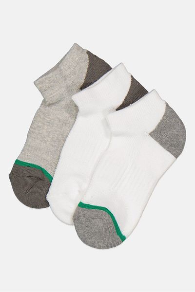 Rocawear Kids Boys 3 Pairs Solid Ankle Socks, Multicolor