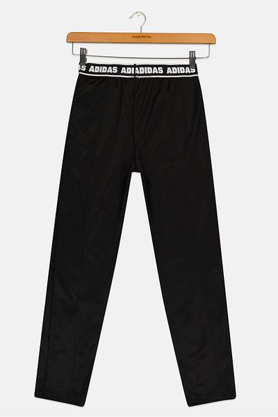 adidas Kids Boy Brand Logo Outdoor Trackpants, Black