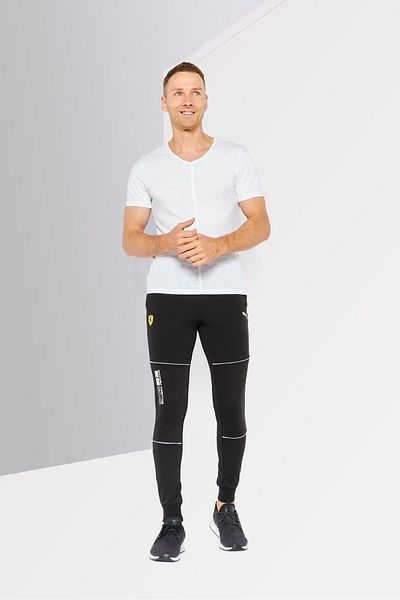 Puma X Scuderia Ferrari Men Sportswear Fit Training Pants, Black