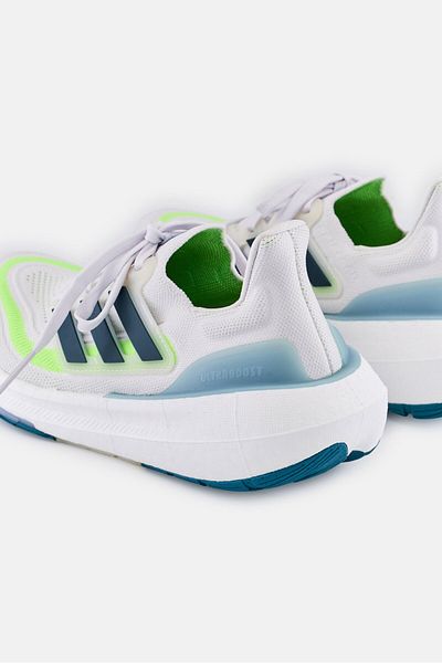 adidas Kids Boy Ultraboost Light Lace Up Running Shoes, White