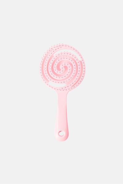 YOTO Spiral Hairbrush, Pink