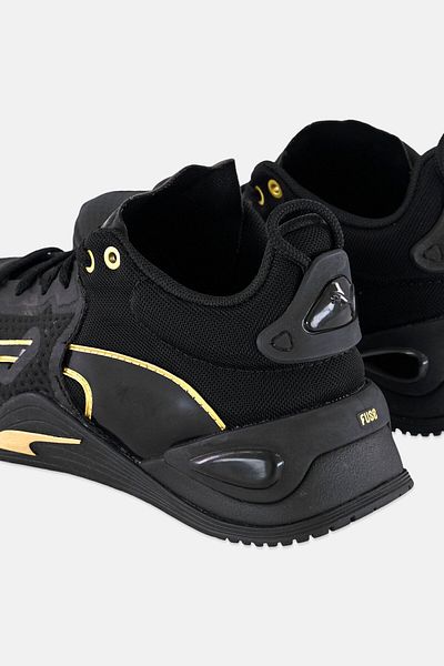 Puma Women Fuse Moto Running Shoes, Black