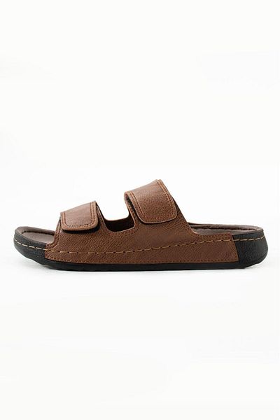 Preux Men's Orthopedic Comfortable Sole Stitched Stylish Inside Out Men's Slippers