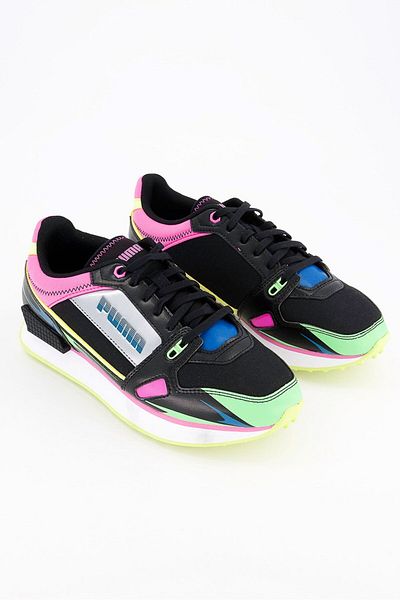Puma Women Mile Runner Sunny Gataway Lace Up Outdoor Shoes, Multicolor