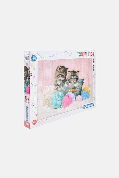 CLEMENTONI 104Pcs Sweet Kittens Puzzle