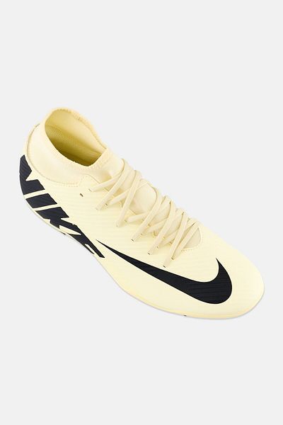 Nike Men Superfly 9 Club Lace Up Football Shoes, Cream