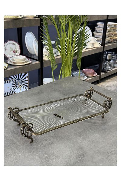 ROY KING Royking Rectangular Flat Bronze 37 cm Service