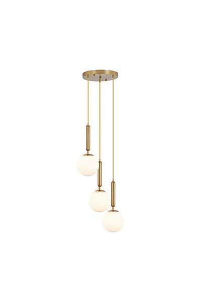 Braytron Br-bv01-00061 Chandelier, 3xg9, Gold White, Ip20,