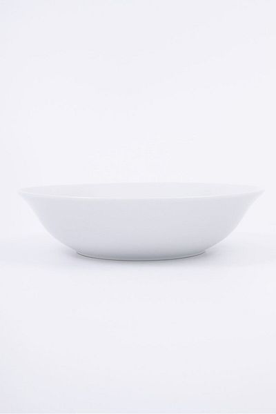 Muy Mucho Salad Bowl 23 D x 5.8 H cm, White