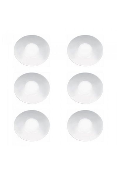 Bormioli Rocco Set of 6 opal soup plates 23x20cm BORMIOLI ROCCO PROMETEO