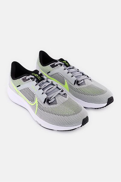 Nike Men Air Zoom Pegasus 40 Lace Up Running Shoes, Grey