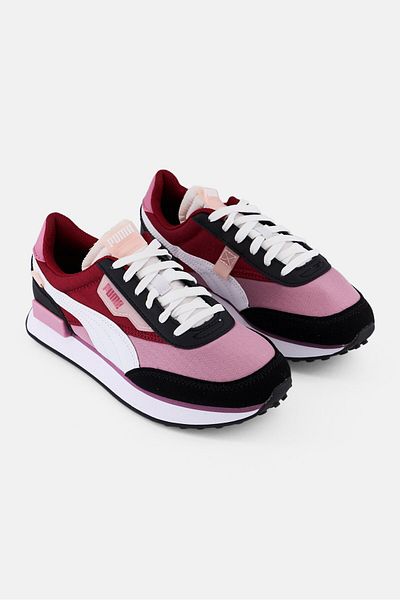 Puma Women Future Rider Vinyl Lace Up Training Shoes, Multicolor