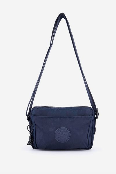 Kipling Women Puck Shoulder Bags 19 L x 15 H x 7 W cm, Satin Camo Blue